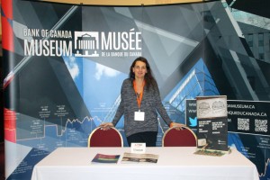 Bank of Canada Museum booth                         